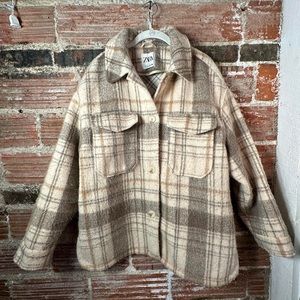 ZARA FLANNEL JACKET